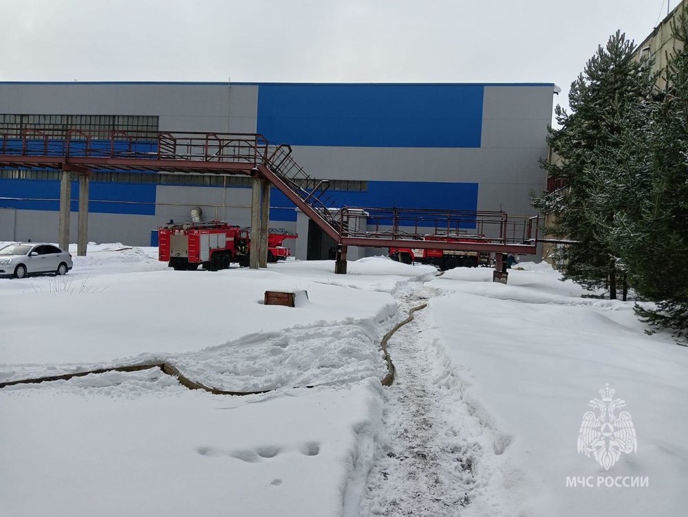 В Ярославской области горел «Тутаевский моторный завод»