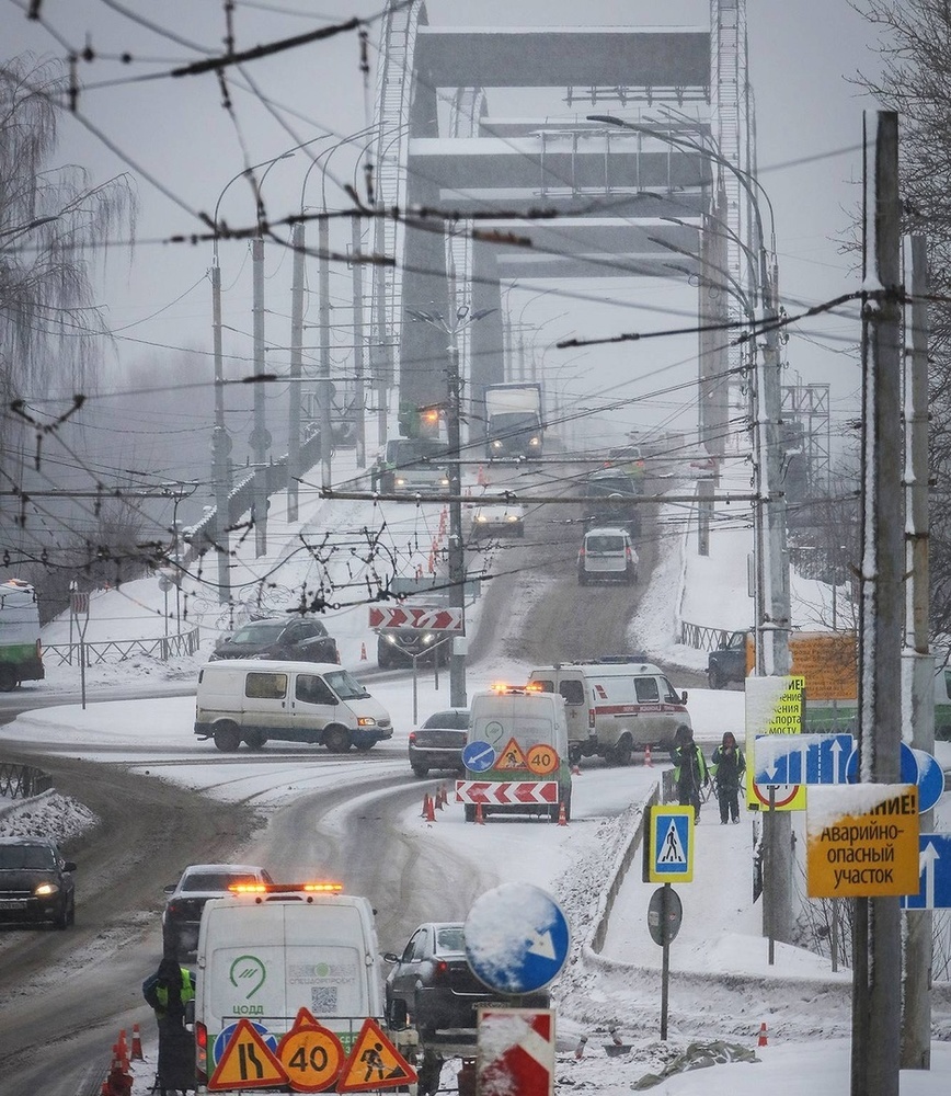 Власти Рыбинска предлагают горожанам искать «попутку» для проезда по мосту