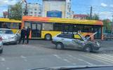 В Ярославле водитель попал больницу после ДТП возле здания полиции