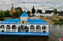 В Ярославле начали устанавливать причал у Толгского монастыря
