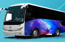 Ярославский губернатор показал салон космического автобуса
