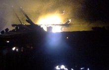 В Ростовском районе сгорел дачный дом