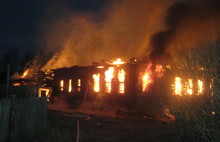 В Ярославской области сгорел жилой дом 