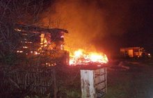 В Ярославской области сгорел жилой  дом