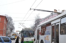 В Ярославле встали троллейбусы. С Фото