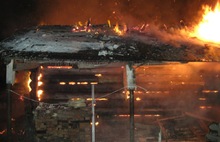 Сегодня ночью в Рыбинске горел частный дом