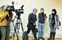 В Ярославле президент РФС Николай Толстых встретился с футбольной общественностью. Фоторепортаж