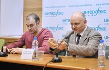 Адвокат мэра Рыбинска Юрия Ласточкина Рубен Маркарьян на пресс-конференции: «Чуда от суда мы не ждали...». Фоторепортаж