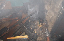 На улице Белинского в Ярославле горел подъезд жилого дома