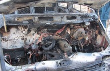 В Ярославле горел грузовик