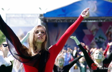 На стадионе «Спартаковец» в Ярославле прошло торжественное мероприятие, посвященное Дню города