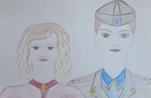 Дети полицейских Ярославской области нарисовали своих родителей ко Дню семьи, любви и верности
