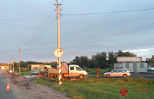В Ярославской области грузовик с полуприцепом наехал на грузовую «Газель»