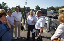Депутаты Ярославской областной думы проинспектировали реконструкцию моста через Трубеж