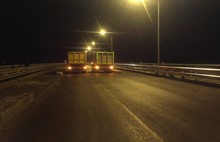 На Октябрьском мосту в Ярославле в ночь с 20 на 21 августа поведены первые испытания