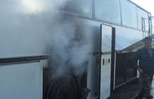 В Ярославской области загорелся рейсовый автобус