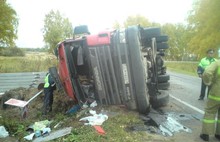 В Ярославской области потерпела аварию транзитная фура