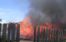 В Некрасовском районе сгорел дом