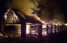 В Гаврилов-Ямском районе в воскресенье сгорел склад