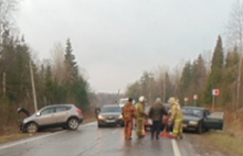 В Ярославской области в ДТП попали сразу четыре машины