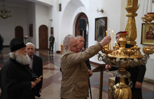 Митрополит Пантелеимон и Виктор Тырышкин побывали в Успенском кафедральном соборе