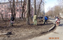 Жители Фрунзенского района Ярославля провели субботник