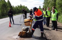Продолжается ремонт дороги от Ярославля до деревни Шопша