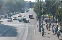 Опубликовано видео смертельного столкновения «Шевроле» и мотоцикла в Рыбинске