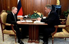 В Кремле прошла рабочая встреча Президента РФ Владимира Путина с губернатором Сергеем Ястребовым