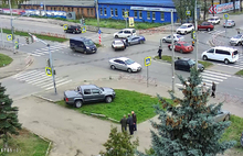 Почти лобовое столкновение в центре Ярославля