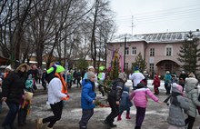 Во дворах Ярославля прошли новогодние праздники