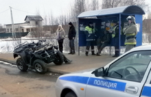 В Рыбинском районе мужчина опрокинулся на квадроцикле