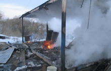 При пожаре в строительном вагончике в Ярославском районе сгорел мужчина