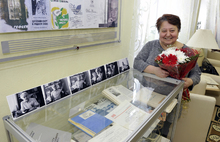 Ярославская журналистка побывала в Североморске на открытии библиотеки имени своего отца