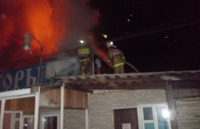 В Переславском районе на трассе М-8 сгорело придорожное кафе