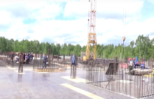 У нового здания УМВД России по Ярославской области построен цокольный этаж