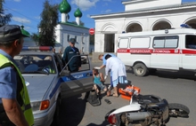 В Ярославской области в аварию попал скутерист