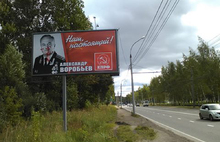 Ущерб от расстрела краской плакатов Александра Воробьева составил 40 тысяч рублей