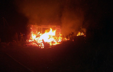 В Ярославской области ночью сгорел дом