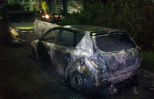 В Ярославле ночью сгорел автомобиль