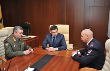 Врио губернатора встретился с начальником управления национальной гвардии РФ по Ярославской области