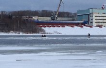 В Рыбинске спасли дрейфовавшего на льдине рыбака