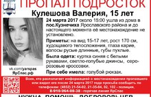 Разыскивается 15-летняя девушка из Ярославского района