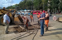 Трамвайные рельсы в Ярославле лежали на «жидком» месте