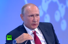 Во время «Открытого урока» Владимир Путин пообщался со школьниками из Туношны