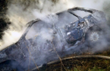 На трассе в Ярославской области «Жигули» вылетели в кювет и загорелись