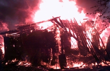 В Ярославской области дотла сгорел дом площадью 120 квадратных метров