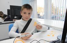 В Рыбинске робот стал первым посетителем открывшегося детского технопарка «Кванториум»