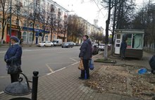 В центре Ярославля снесли очередную остановку