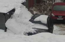 В Ярославле начался массовый сход   снега с крыш